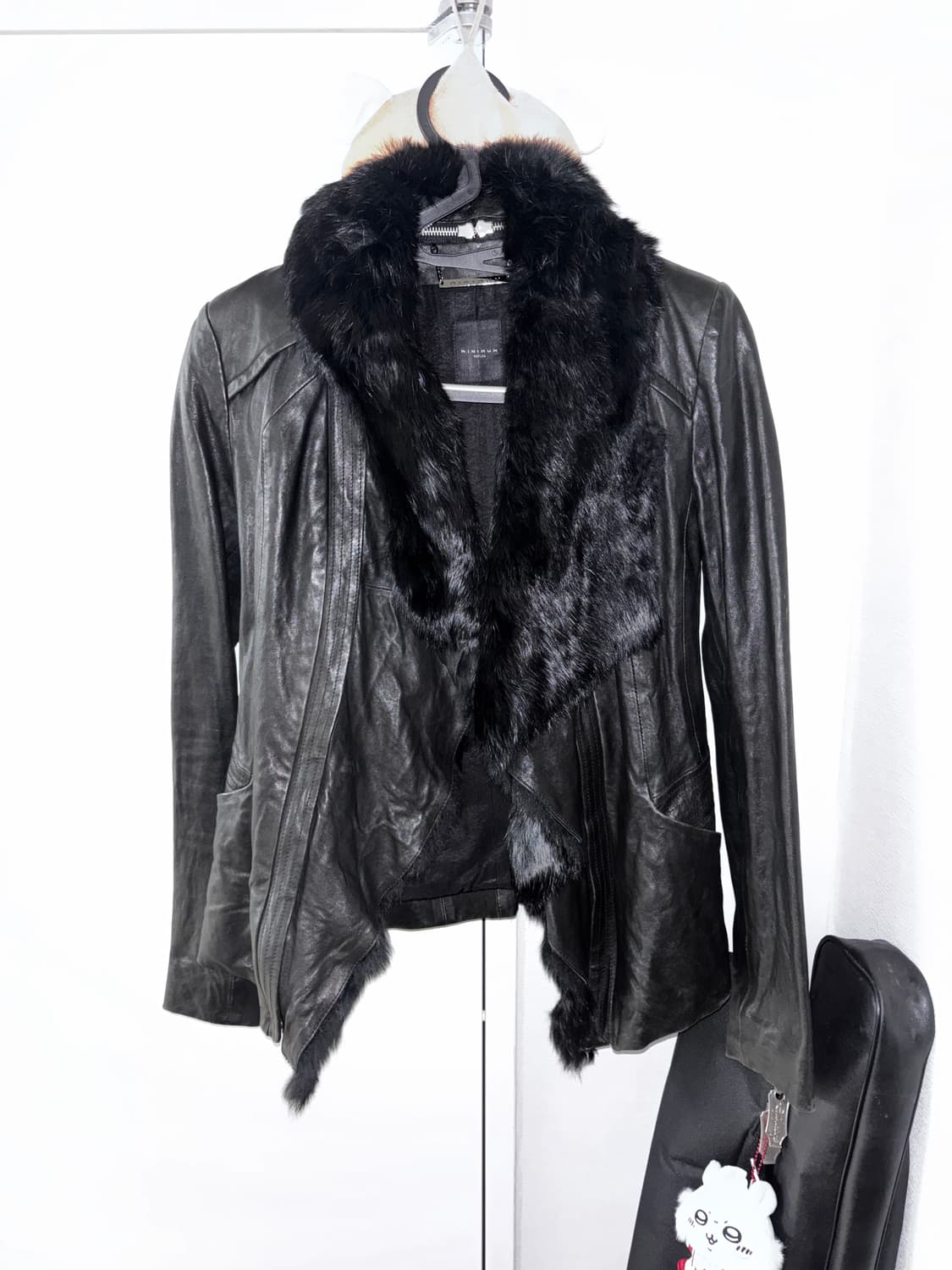 Minimum slim fur sheep leather jacket 상품이미지2