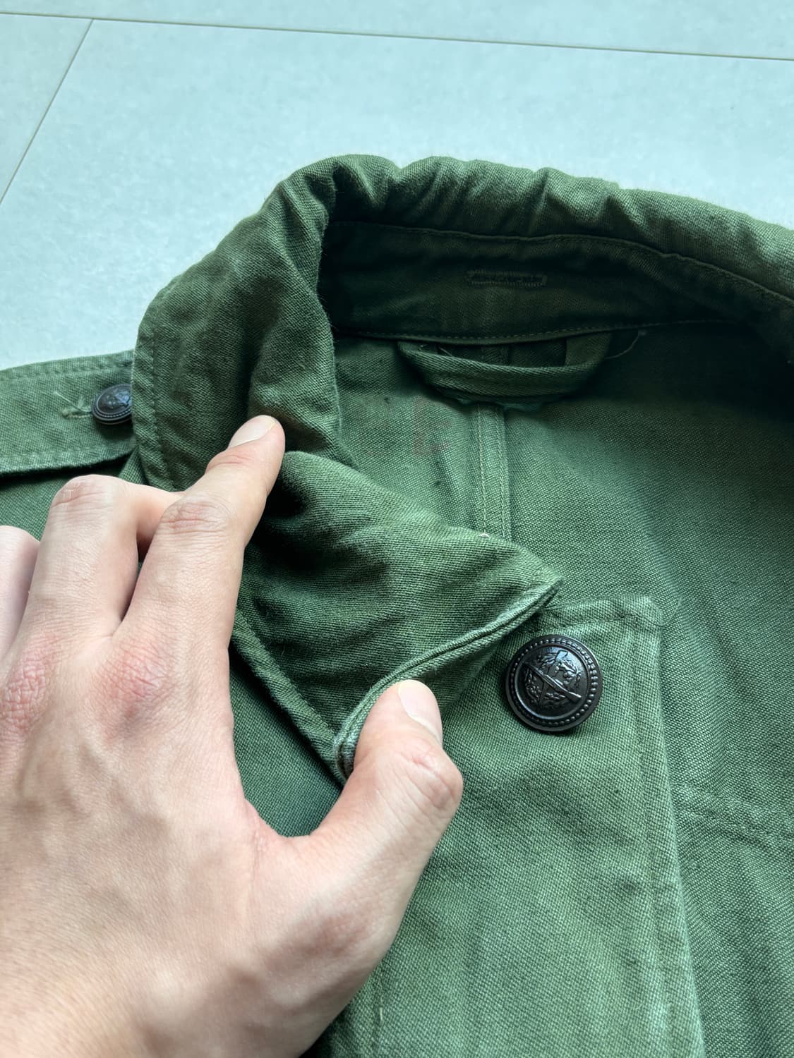 구형 헝가리군 밀리터리 필드 코트 (빈티지) 상품이미지2