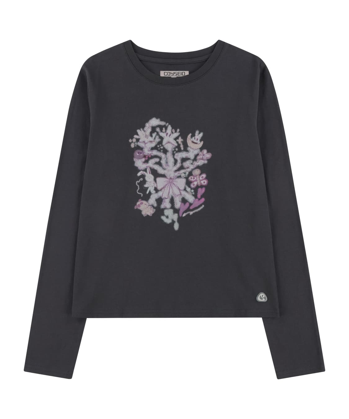  COYSEIO CORAL LONGSLEEVES CHARCOAL  상품이미지1