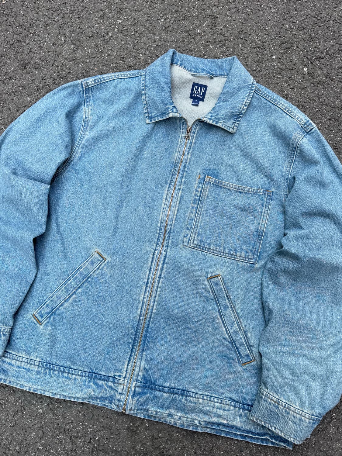 갭 워싱 데님자켓 상품이미지2
