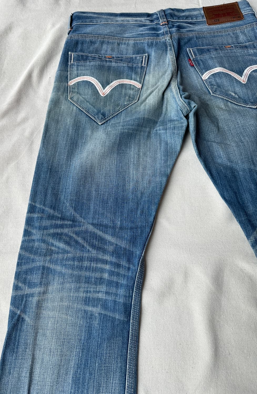 리바이스 522 데미지 워싱진 데님팬츠 32x33 상품이미지6