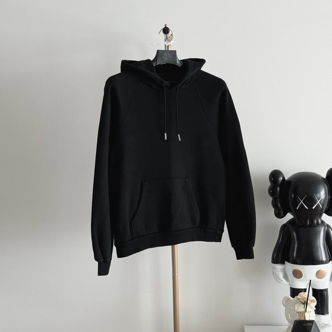 [새상품급/S] 셀린느 레터링 백로고 후드 블랙 여성 상품이미지10