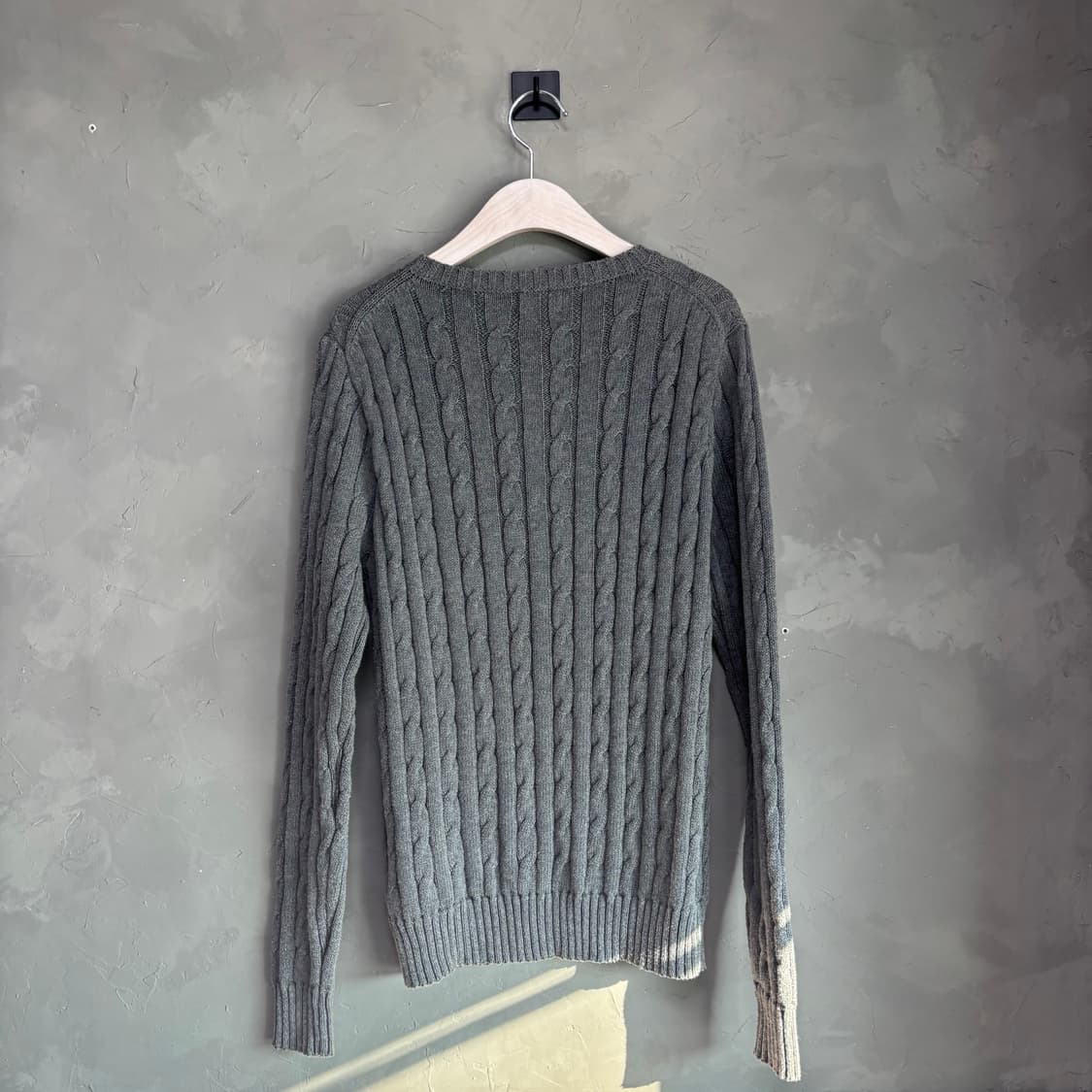 폴로 랄프로렌 꽈배기 니트 그레이 상품이미지4