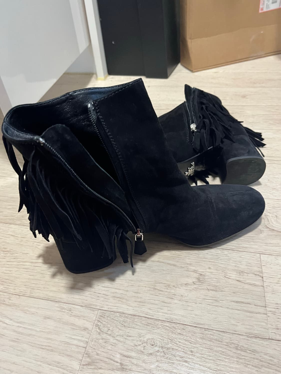 프라다 세무 웨스턴 부츠 36 반 상품이미지3