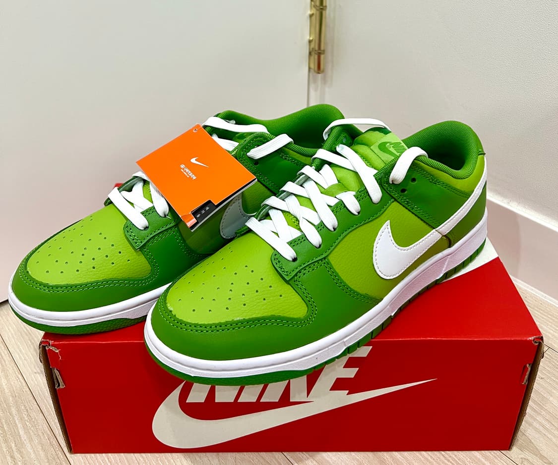 (270/US9)(새제품)나이키 신발 스니커즈 덩크 로우 비비드 그린 상품이미지1