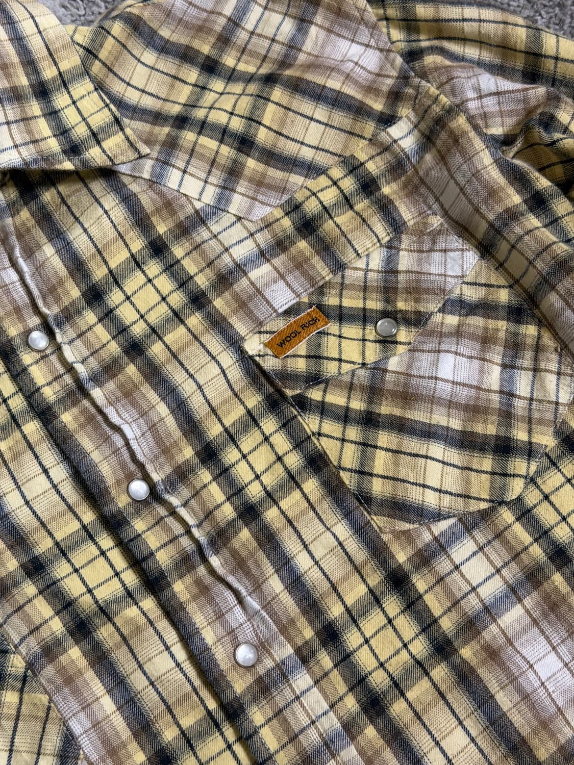 울리치 웨스턴 플란넬 체크 셔츠 상품이미지6