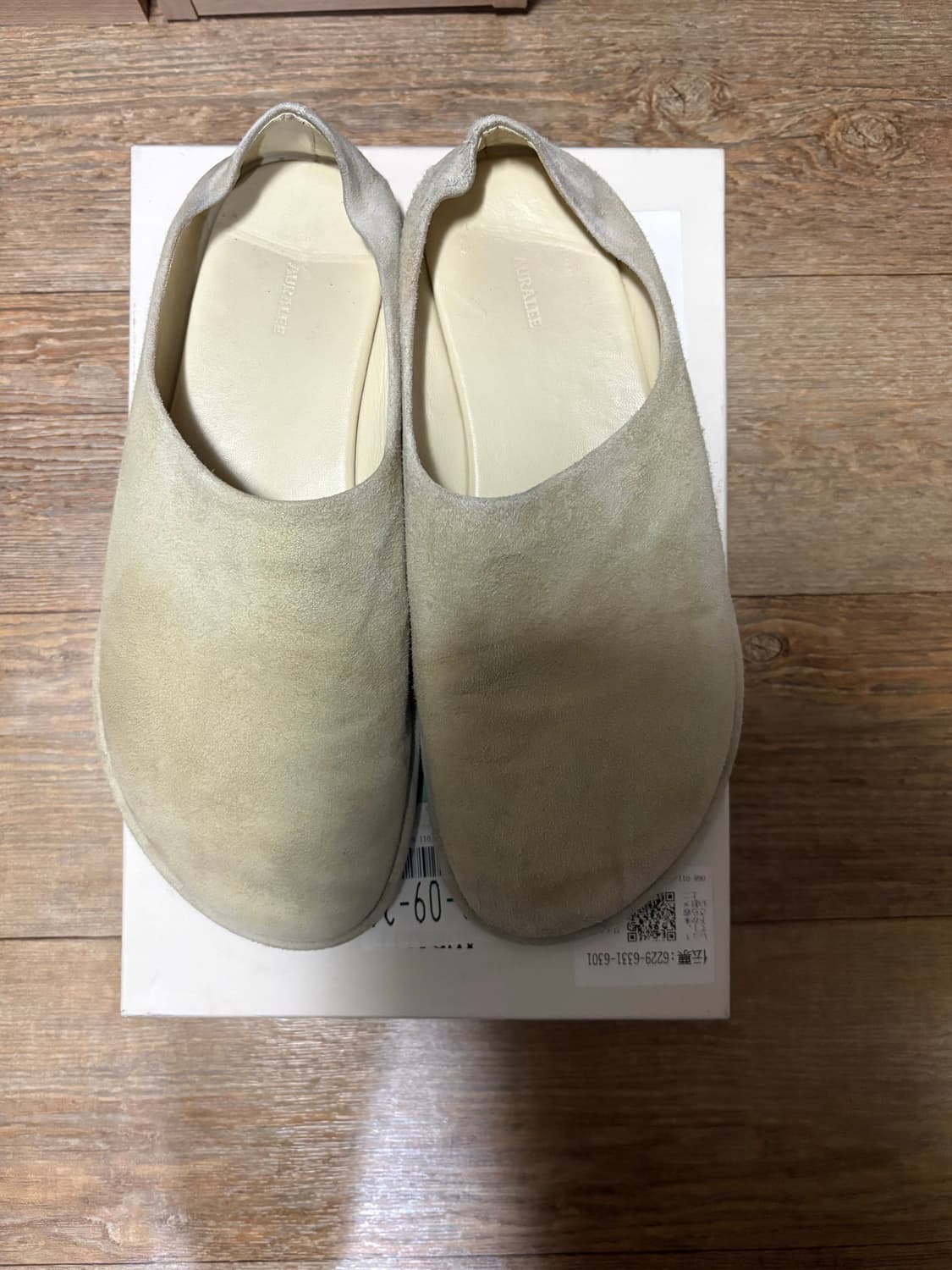 Auralee 오라리 스웨이드 샌들 상품이미지5