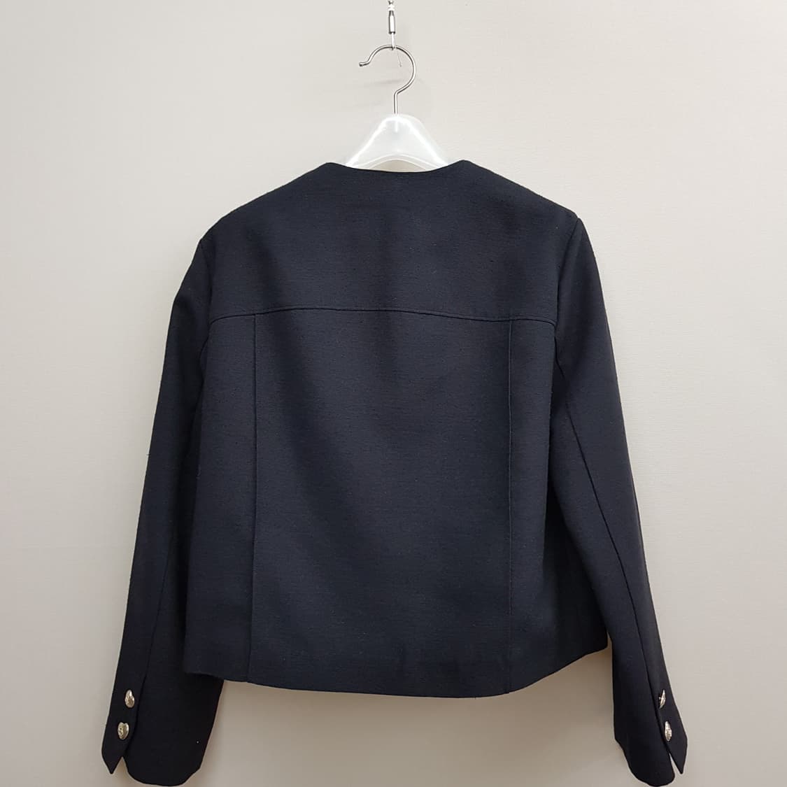 한섬 sjsj 2022 실크 노카라 자켓 76-90-155사이즈 상품이미지4