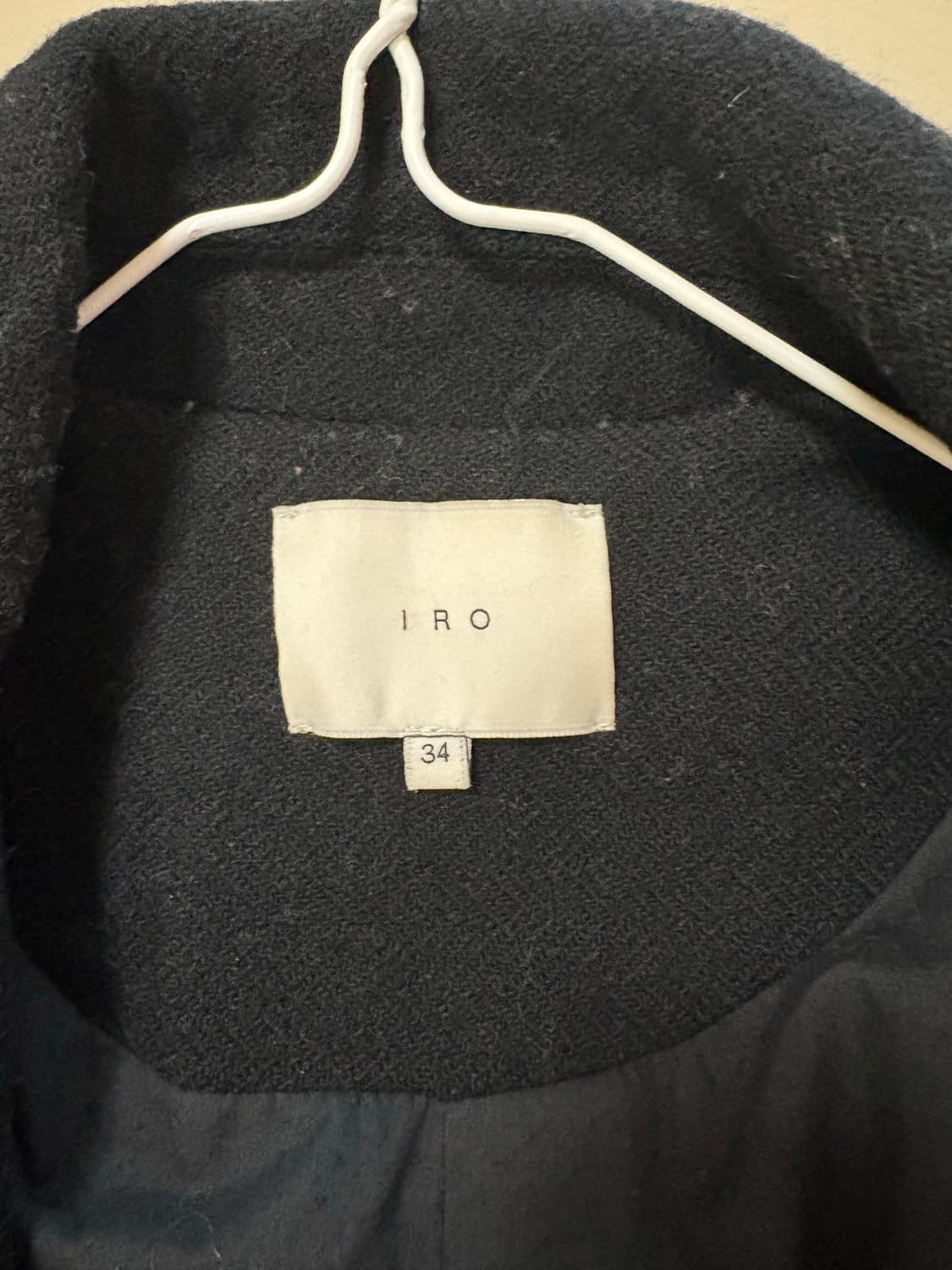 iro 블랙하프코트 상품이미지6
