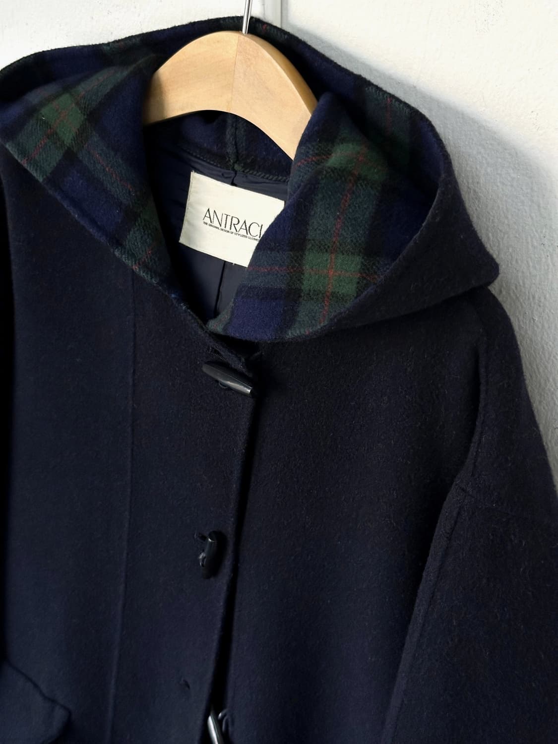 Mild felted wool hooded duffle coat 상품이미지6