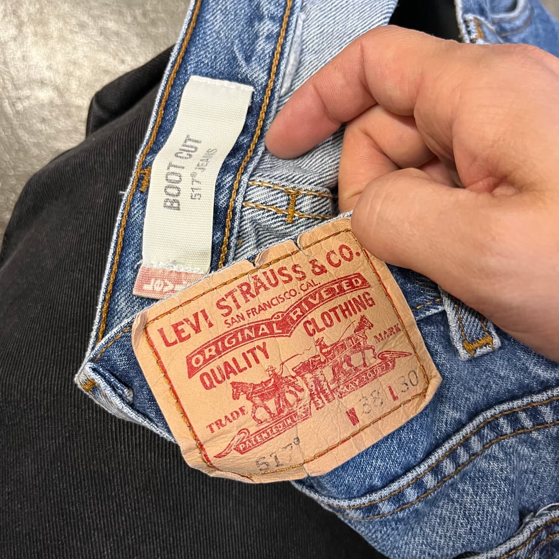 00s Levis517 데님 부츠컷 (36“) 상품이미지7