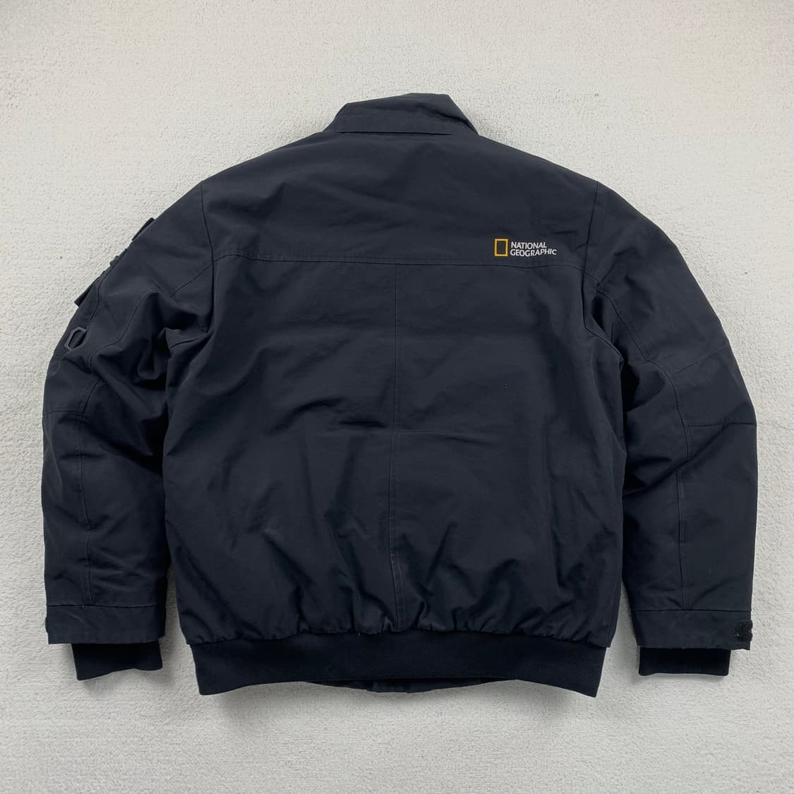내셔널지오그래픽 타루가 덕다운 패딩 봄버 자켓 블랙 상품이미지2