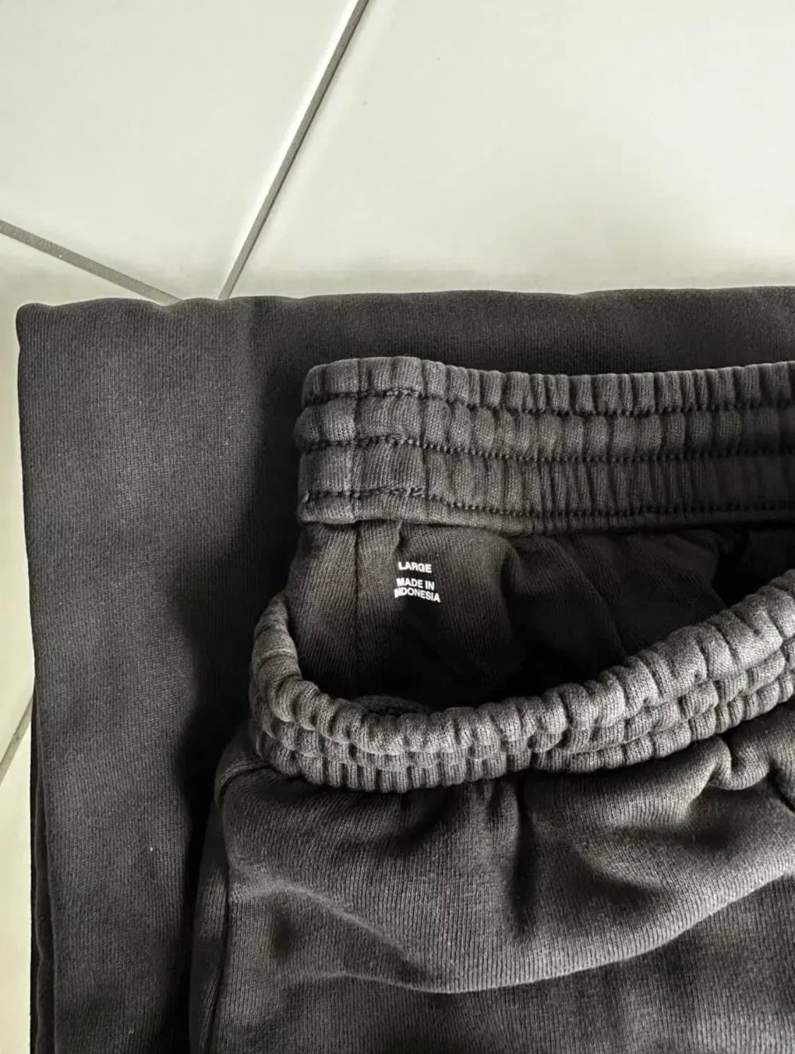 이지갭 헤비 스웨트 팬츠 블랙 L 상품이미지2