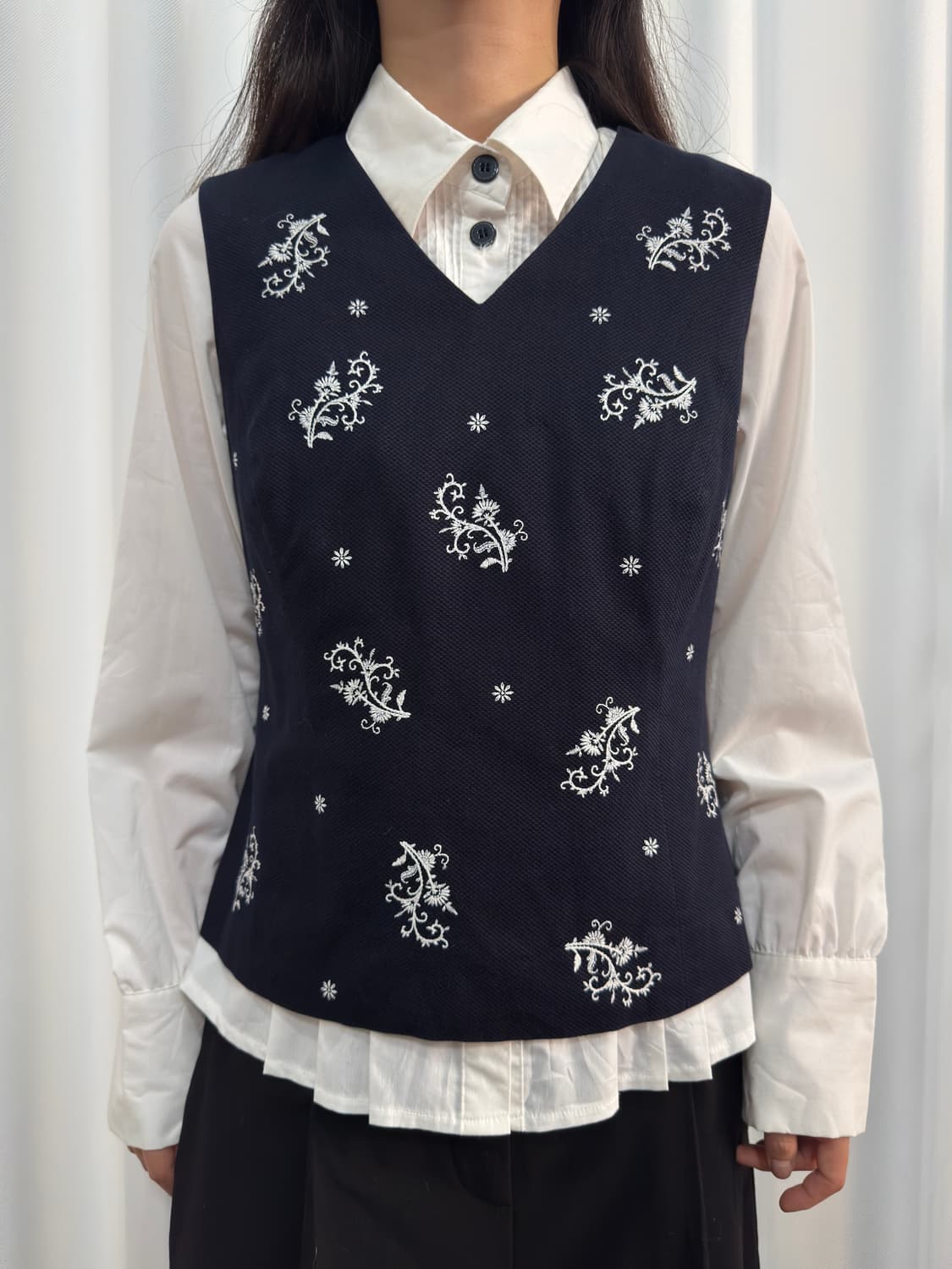 entic navy vest 상품이미지1