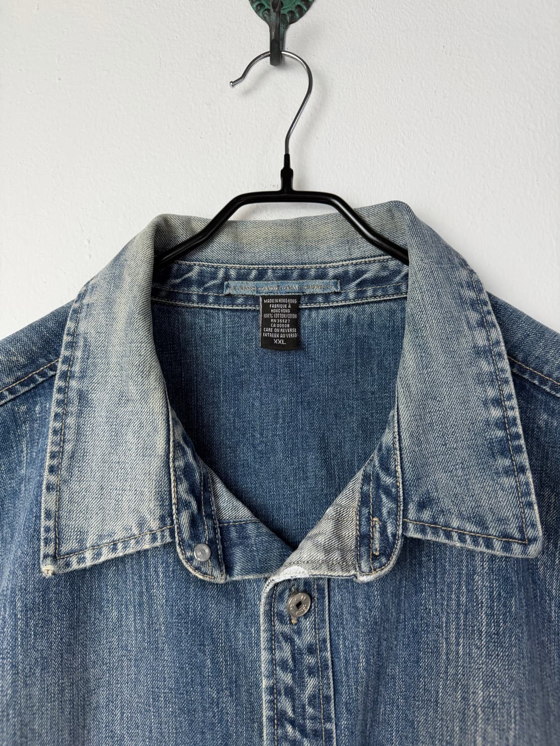 90s 마리떼 프랑소와 저버 데님 커버올 자켓 상품이미지4