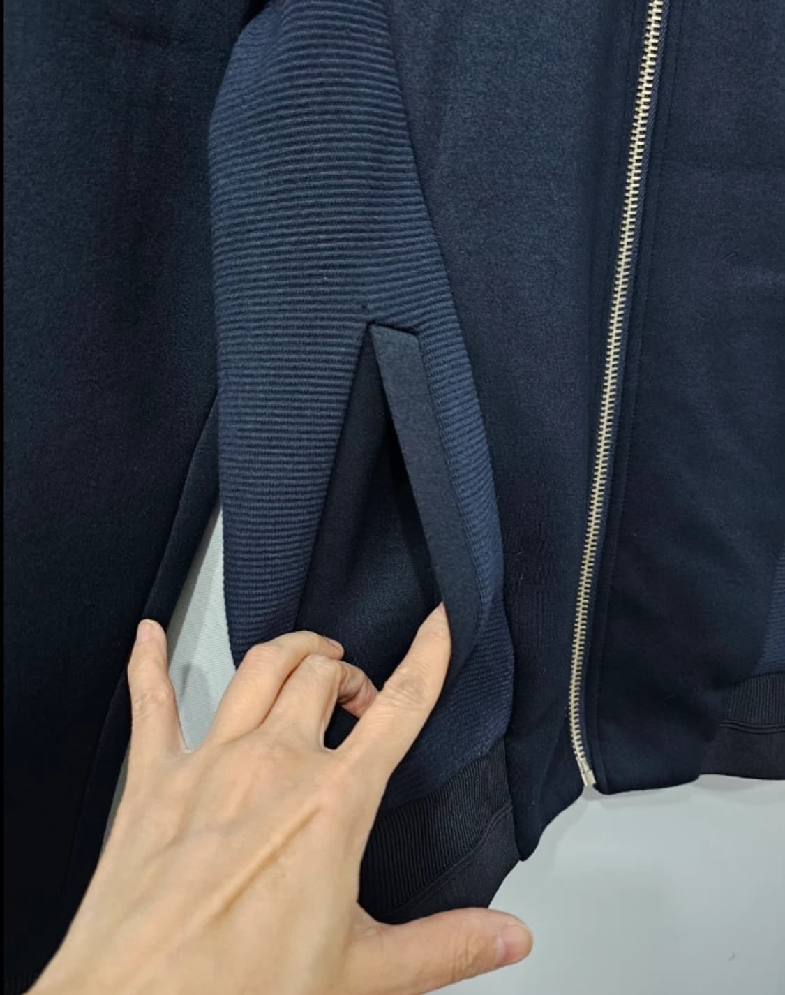 시스템옴므 백프린팅 블루종 자켓 95 상품이미지7