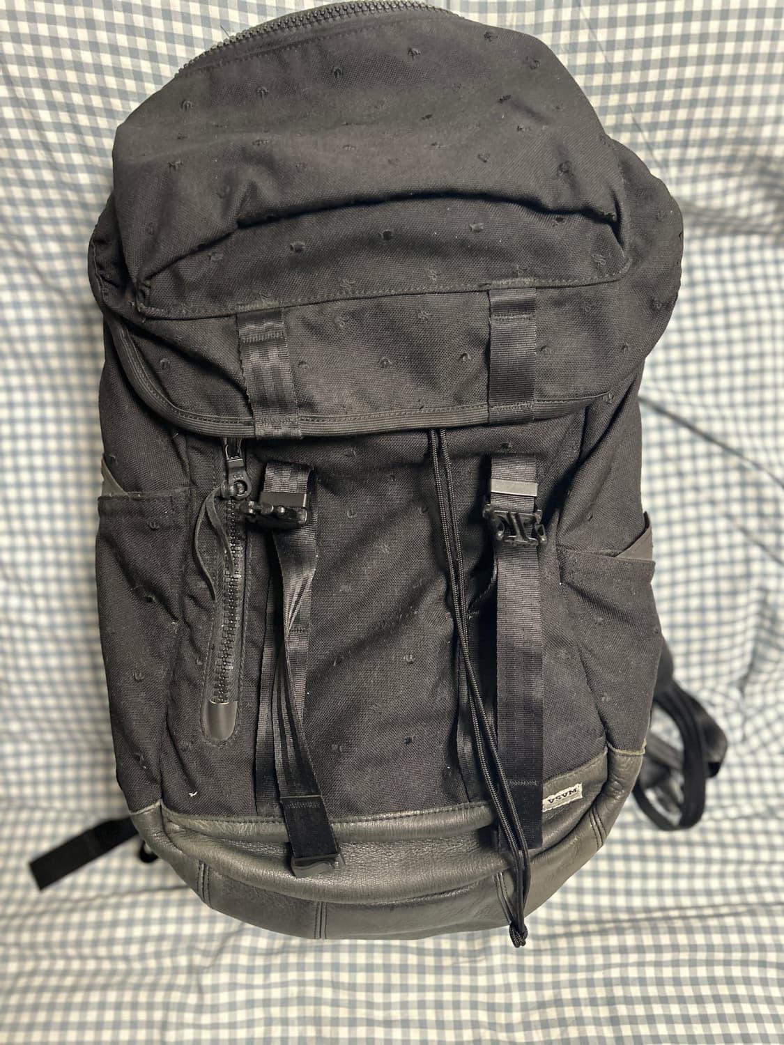 VISVIM 올드비즈빔 소프넷콜라보 발리스틱 올블랙 백팩 25L 상품이미지1