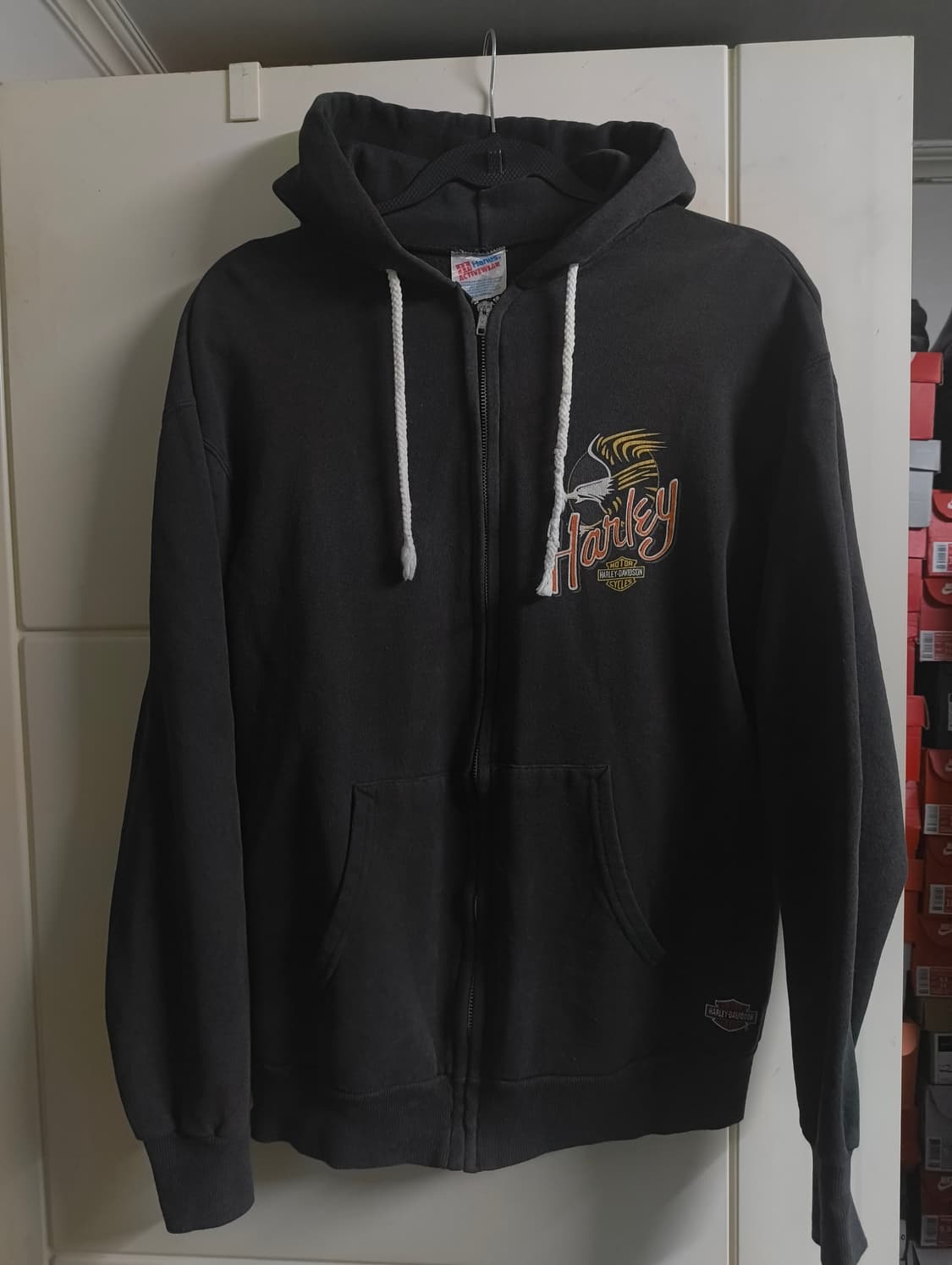 90s 할리데이비슨 후드집업 L 상품이미지1