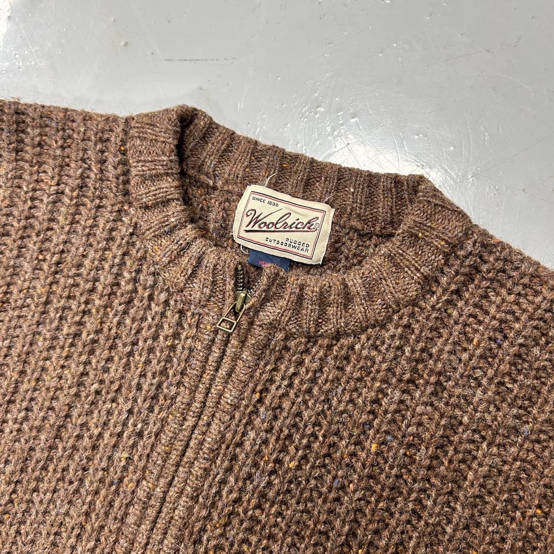 00s 울리치 엘보패치 울 하프집업  상품이미지6