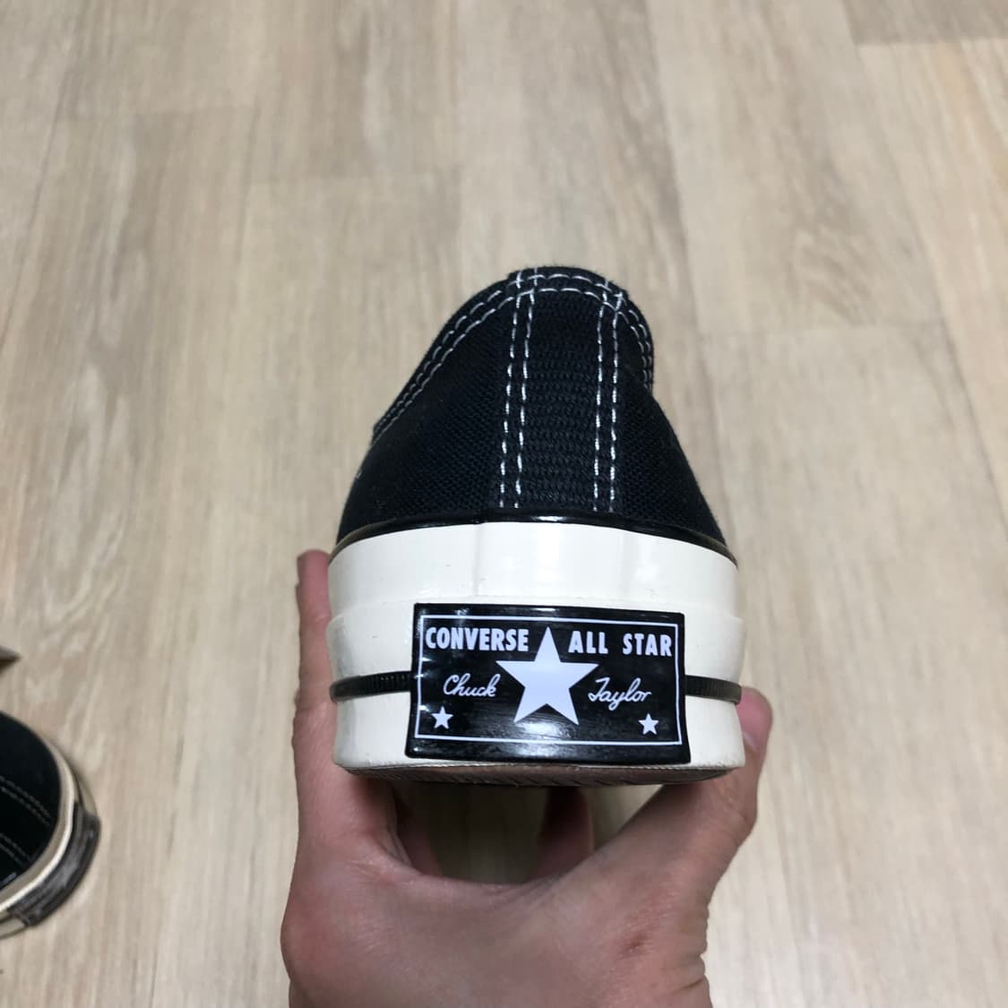 (255) 새상품 컨버스 CONVERSE 척테일러 70's 로우 블랙 상품이미지9