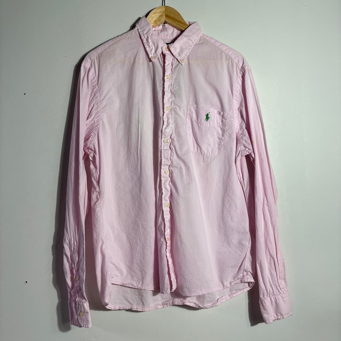 폴로 랄프로렌 연핑크 포켓 셔츠 (무료배송) 상품이미지1