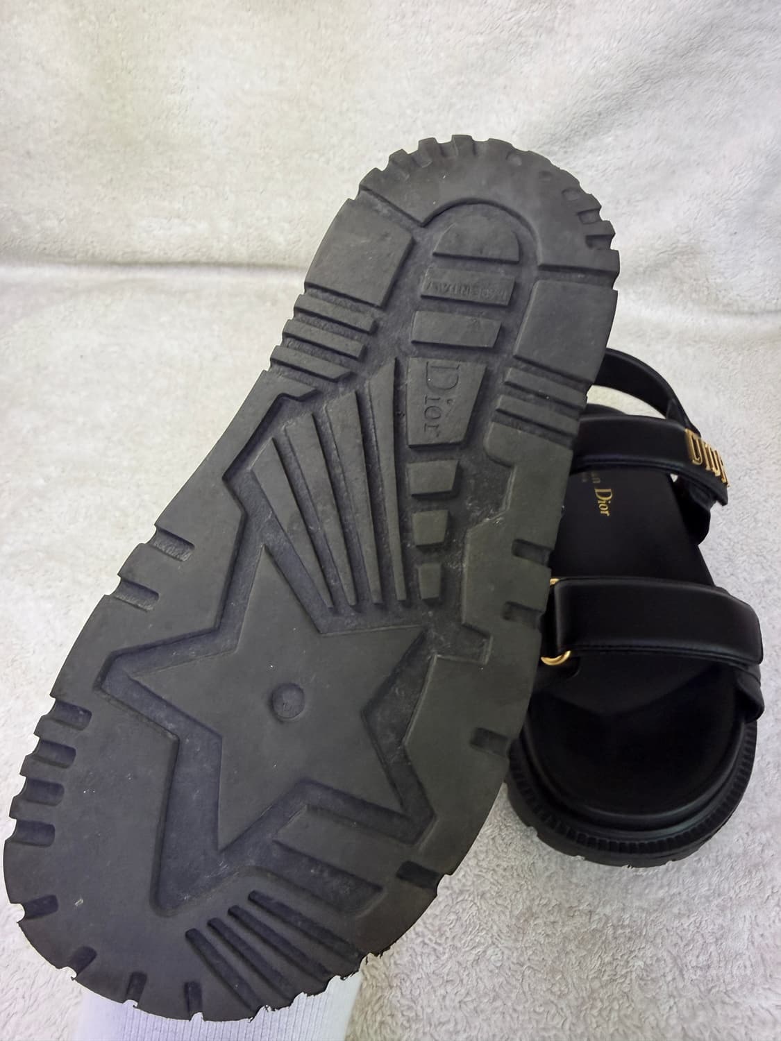 Dioract 디올액트 블랙램스킨샌들 36(230) 상품이미지7