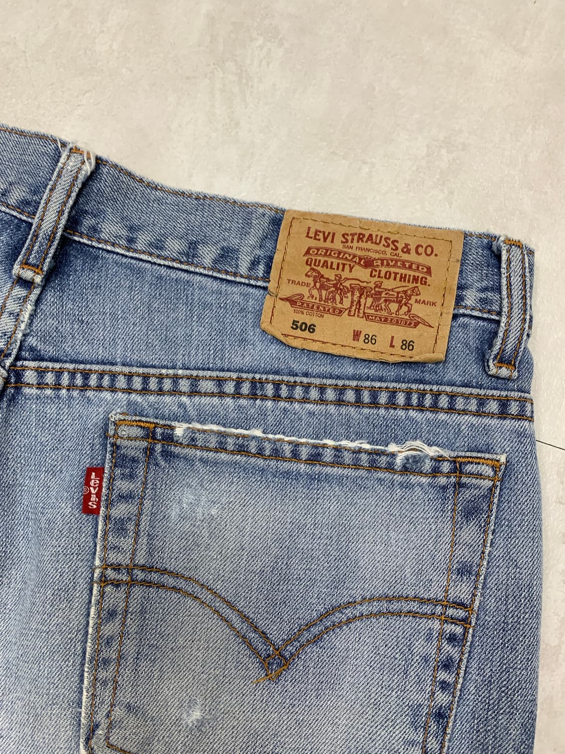 리바이스 506 데님 팬츠 #490 상품이미지8
