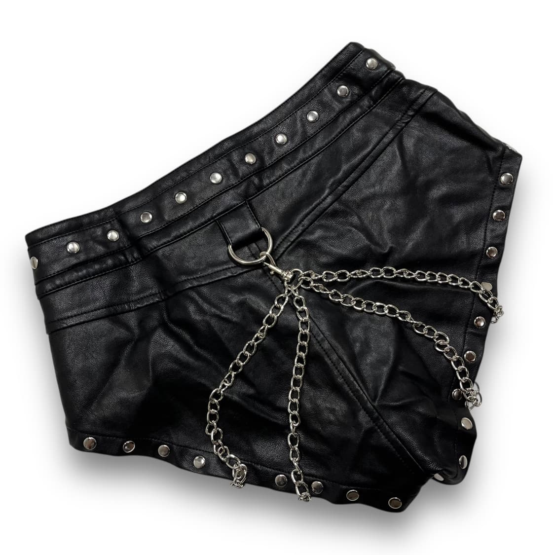 Dolls Kill Punk Chain studded hot pants 상품이미지3