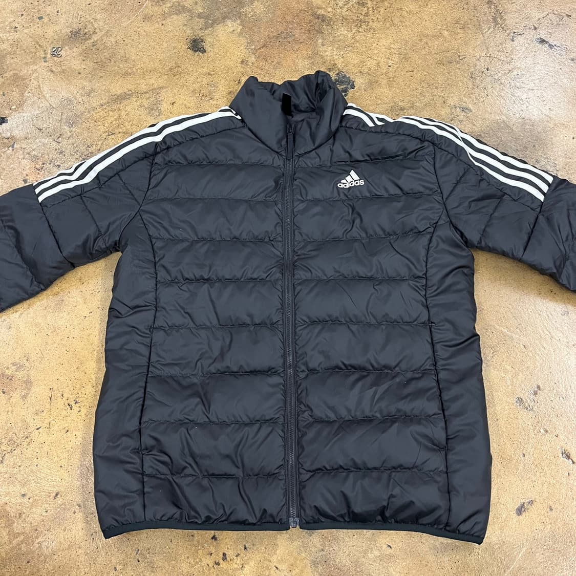 [정품/2XL] 아디다스 삼선 패딩 블랙 b18 상품이미지3