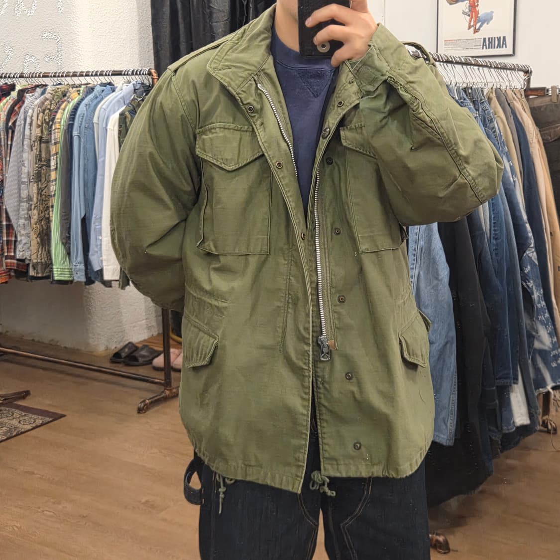 m65 필드자켓 2세대 은지퍼  m-r 상품이미지10