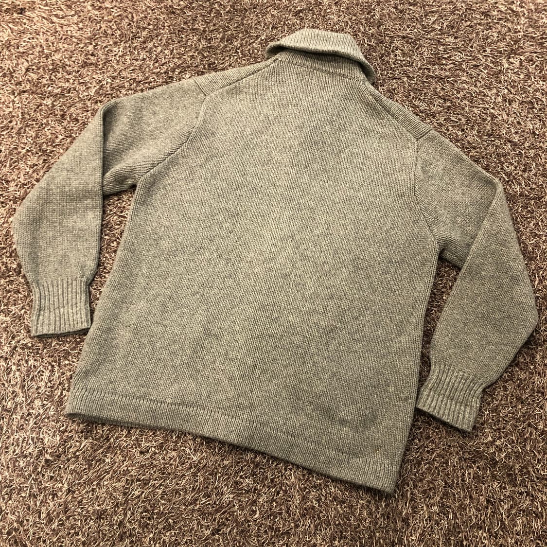 폴로 랄프로렌 램스울 90s 두산 숄카라 가디건 상품이미지4