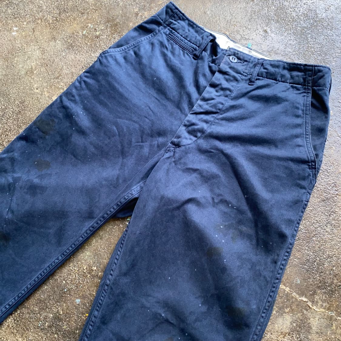 (S) BOW WOW WORK TROUSERS DUSTY 치노 팬츠 상품이미지2