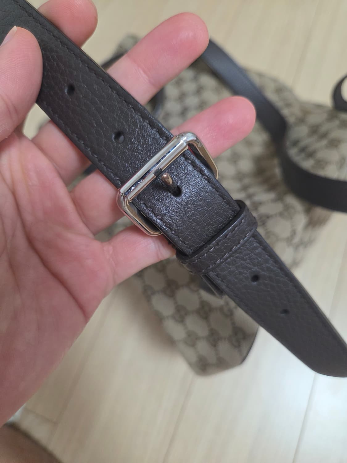 구찌 gg 캔버스 드로우 백팩 상품이미지3