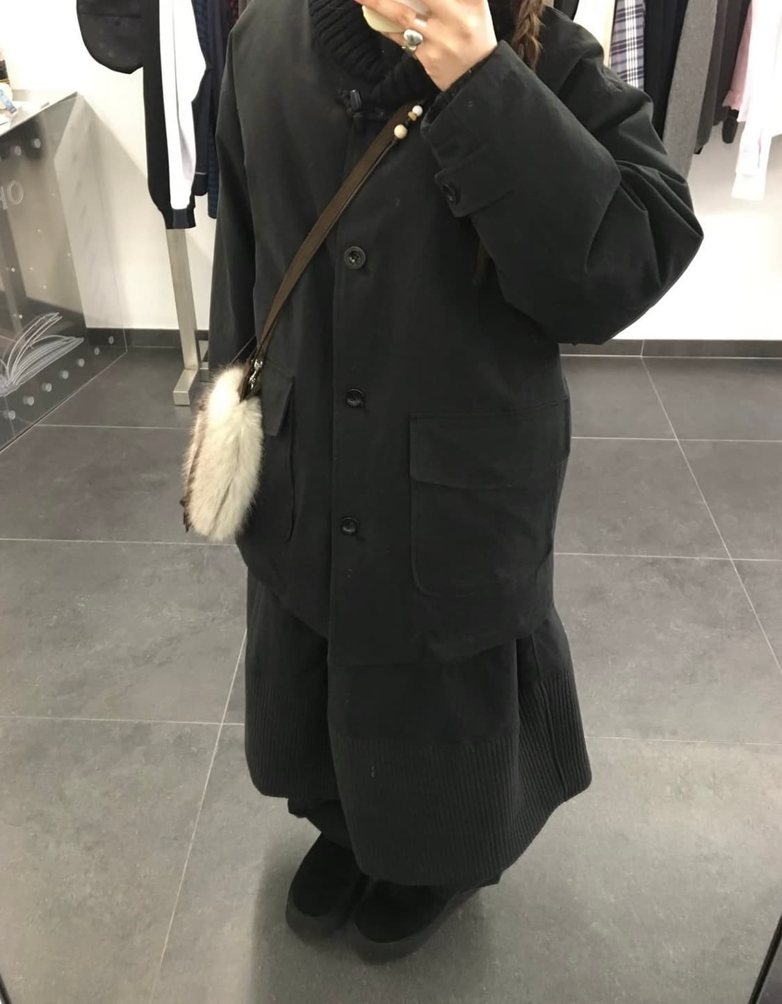 OHESHIO 오헤시오 knit collar jacket 상품이미지2