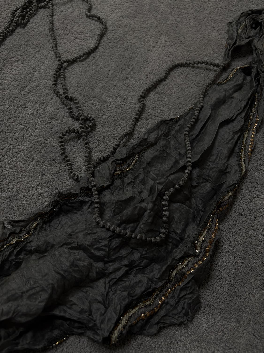 Vintage v-kei punk mood scarf & bag 상품이미지3