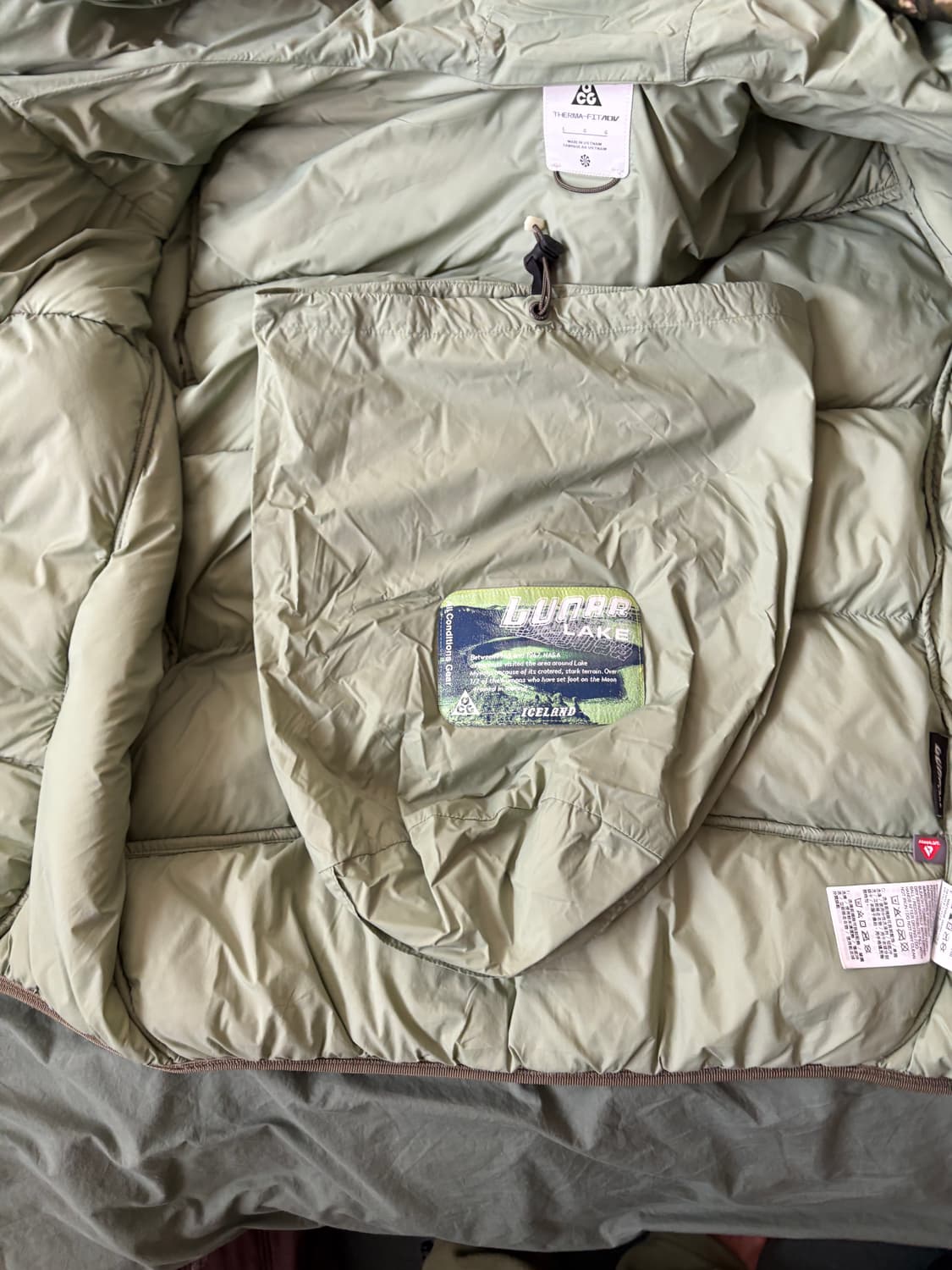 나이키 acg 써마핏 루나레이크 오일그린 L사이즈 상품이미지10