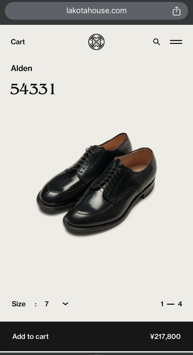 [9.5D] 알든 모디파이드 라스트 54331 280사이즈 상품이미지2