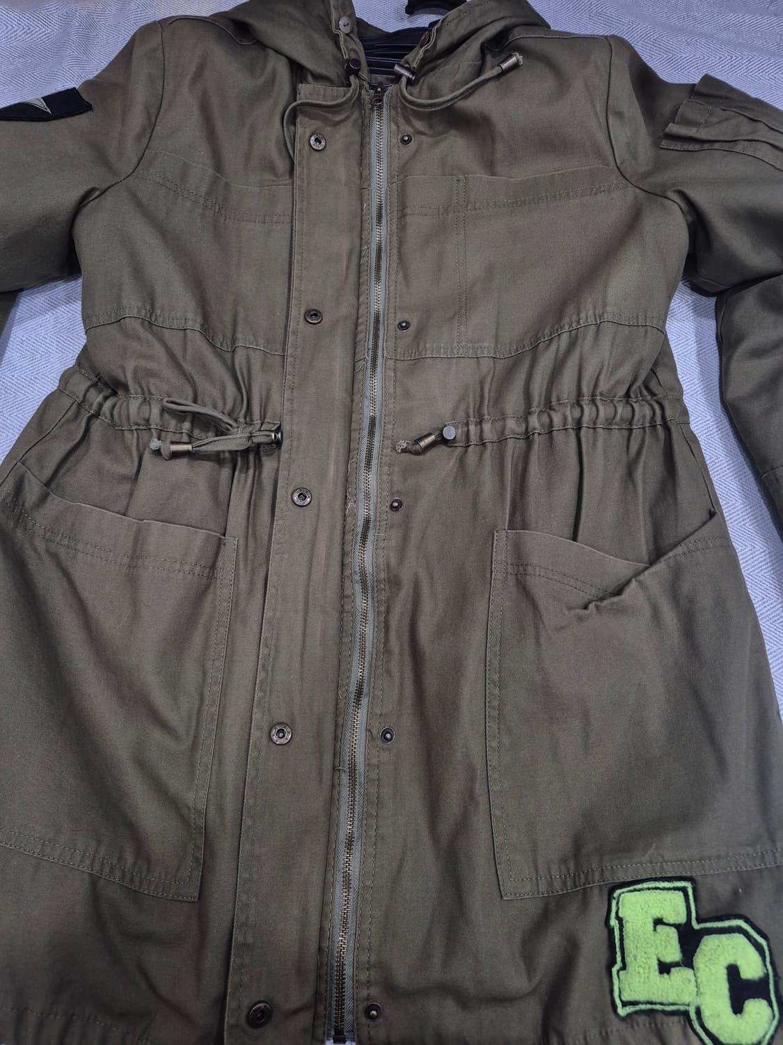 미군용 야전상의 개카파 M65 필드 자켓 여성 100사이즈 상품이미지5