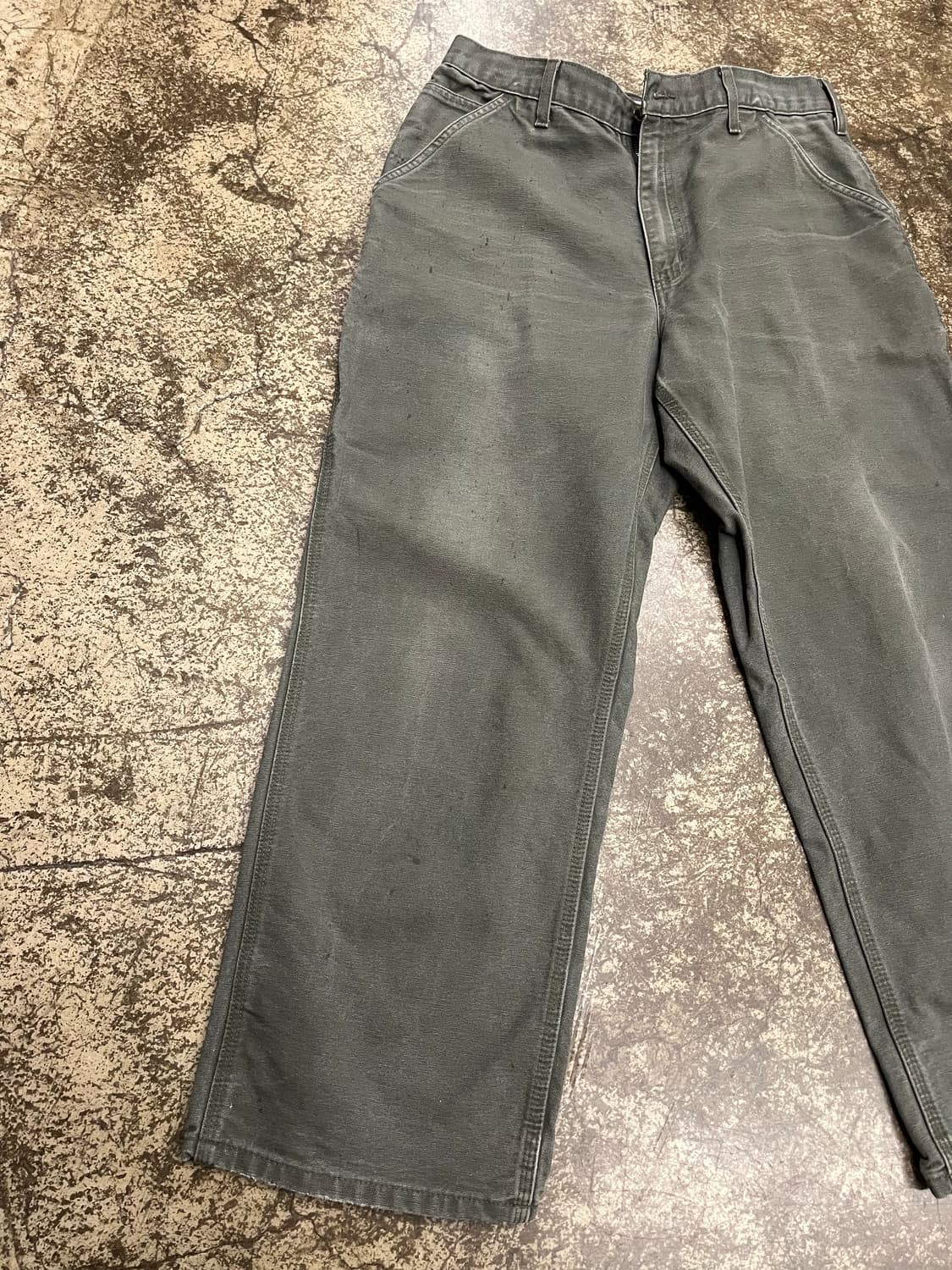 10s 칼하트 모스그린 카펜터 펜츠 상품이미지2