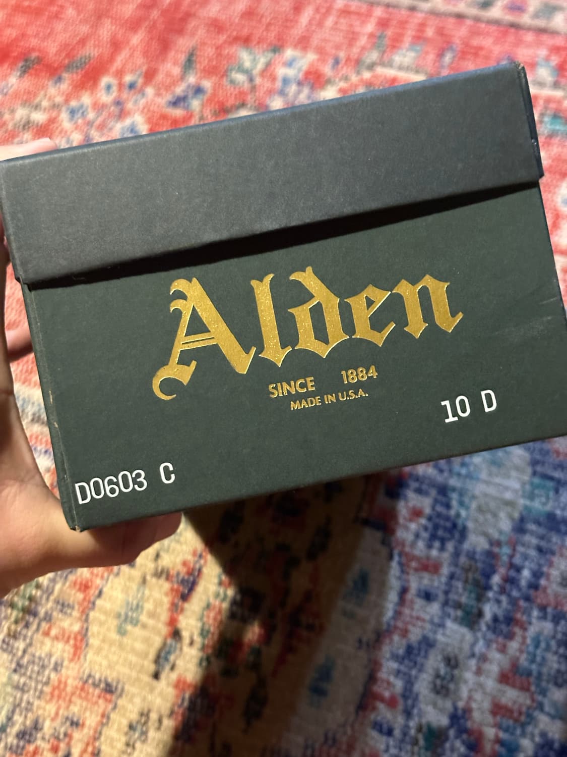 알든 D0603C 다크그린스웨이드 레인지목 코만도솔 상품이미지4