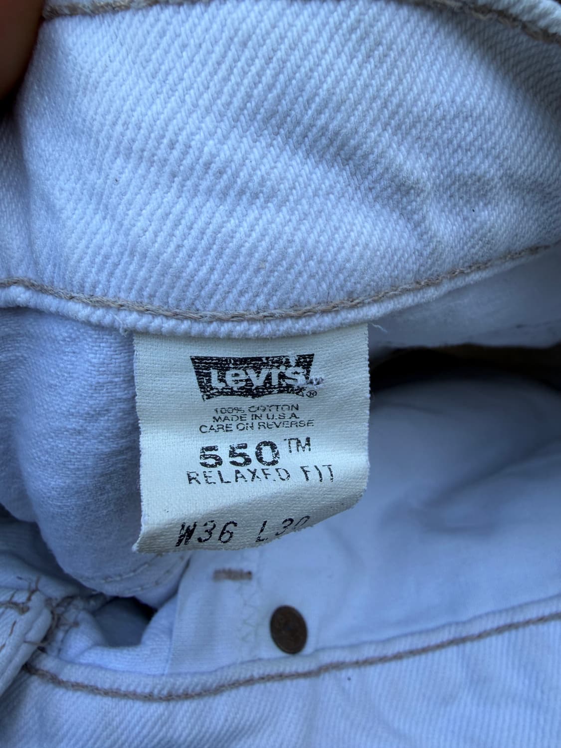 90s made in usa 리바이스 550 오렌지탭 상품이미지8