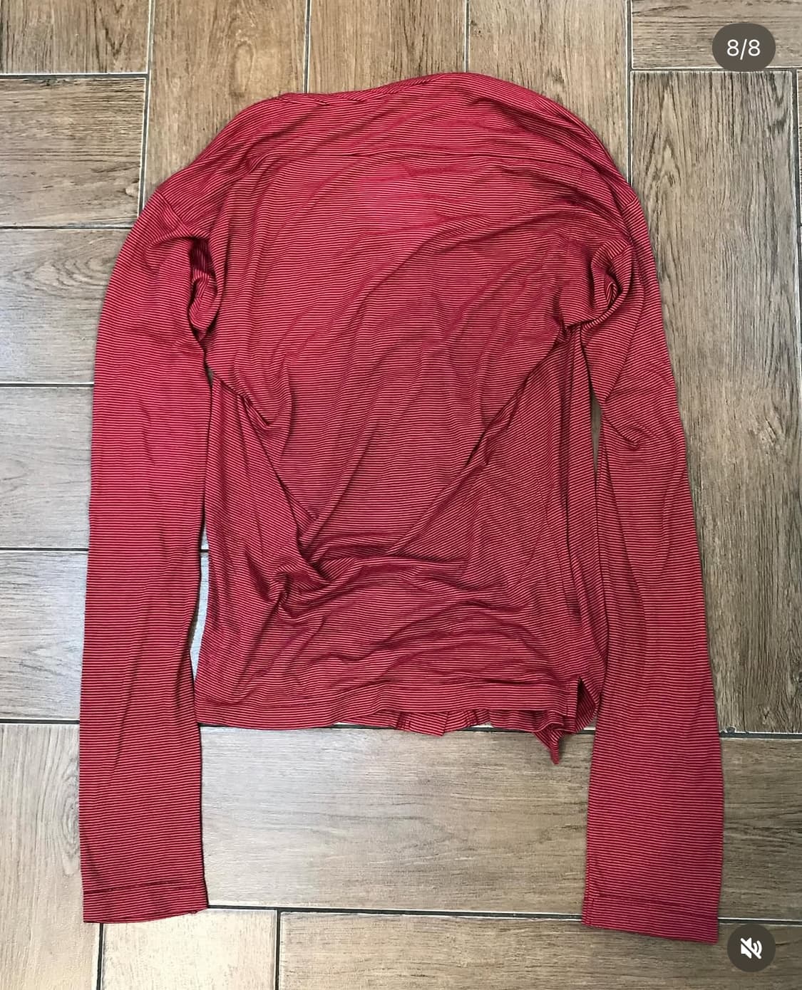 비비안웨스트우드 레드라벨 오알비 스트라이프 가디건 레드 버건디 상품이미지8