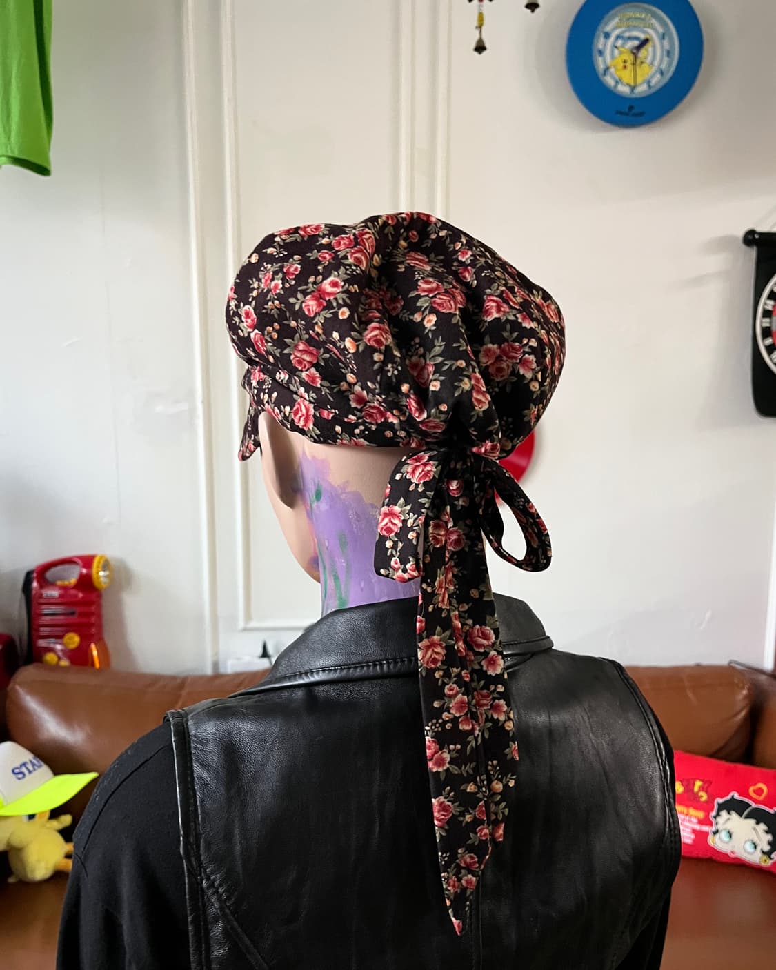 90-00s Kanaloa Floral Durag Strap Cap 상품이미지3