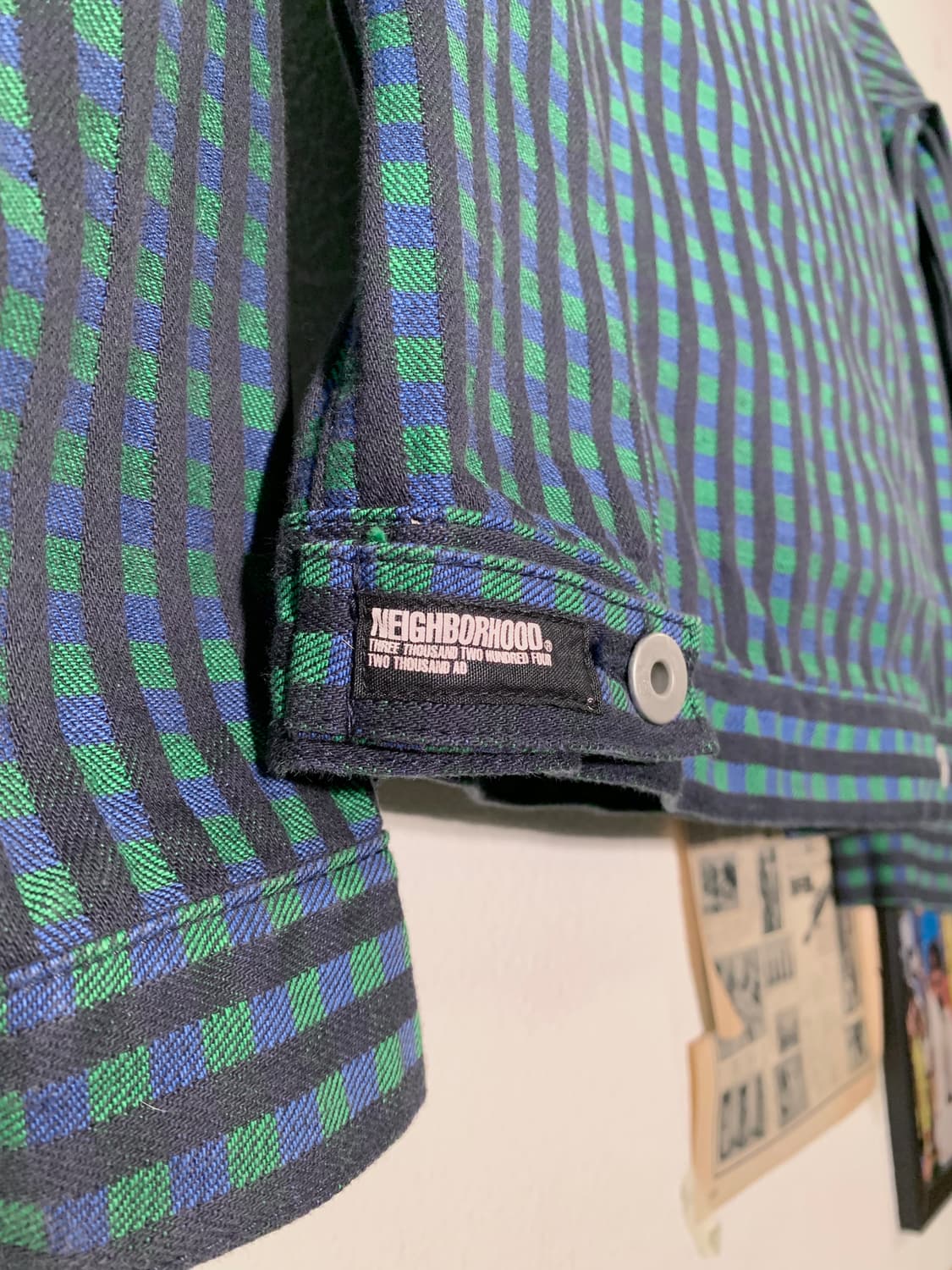 네이버후드 2002년도 체크패턴 자켓 상품이미지6