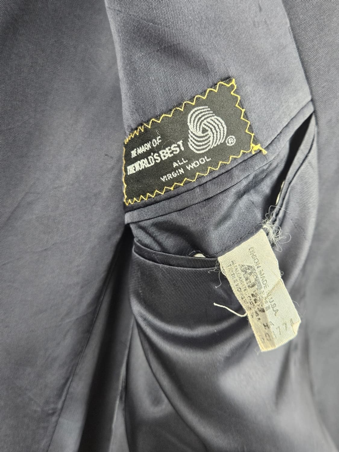 USA 폴로랄프로렌 더블 골드버튼 금장 블레이저 자켓(M추정)/11618 상품이미지7