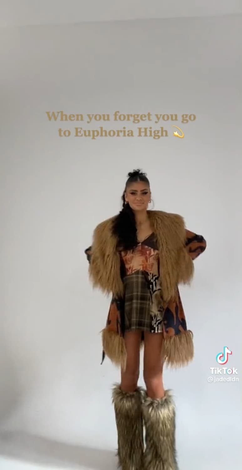 새상품) 영국브랜드🇬🇧 Jaded London 예티 퍼 레그워머 상품이미지5