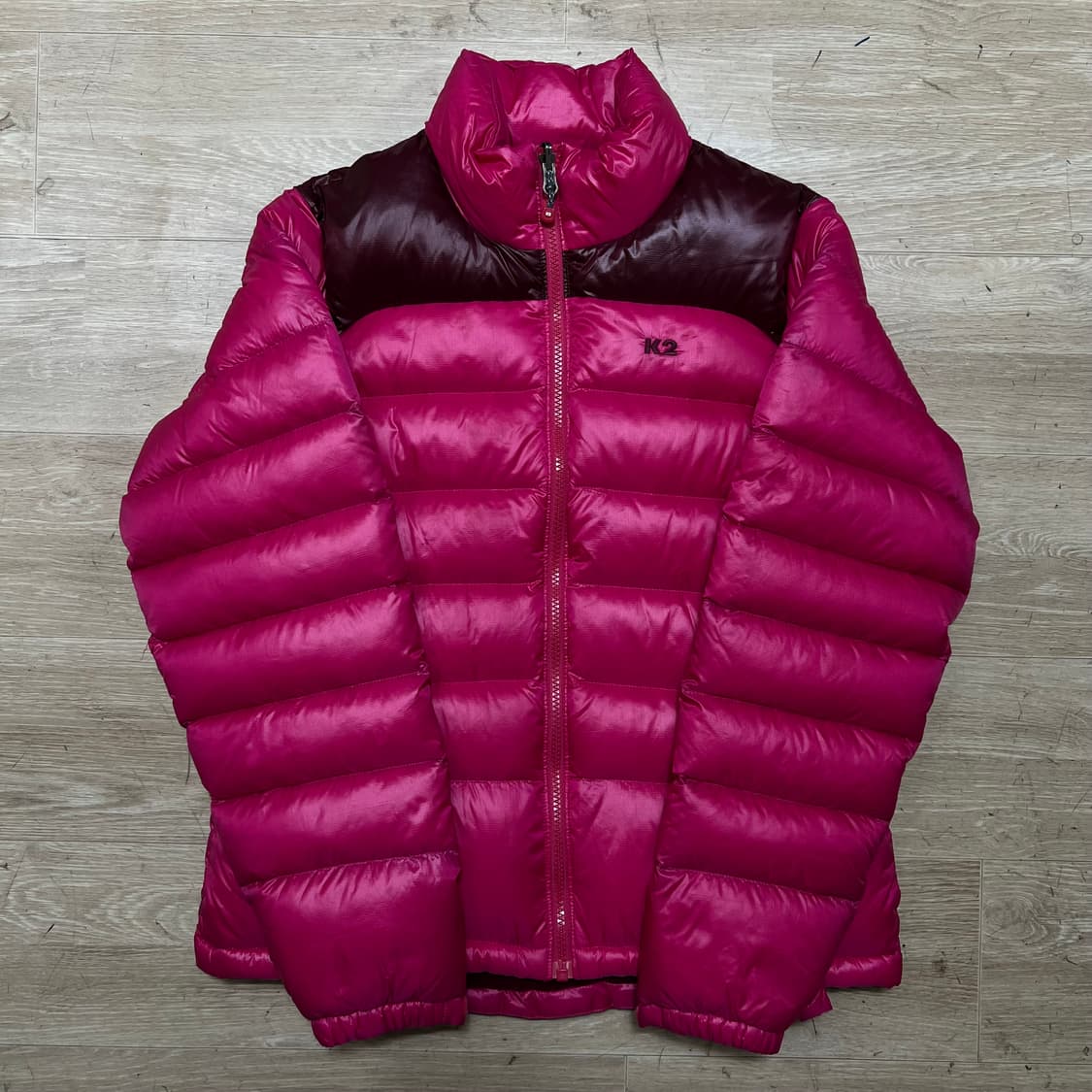 K2 아웃도여 남여공용 덕다운 로고 경량패딩 점퍼 [핑크] L/100 상품이미지1