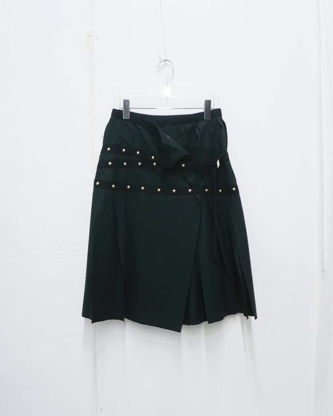 SACAI pleated stud detail skirt  상품이미지3