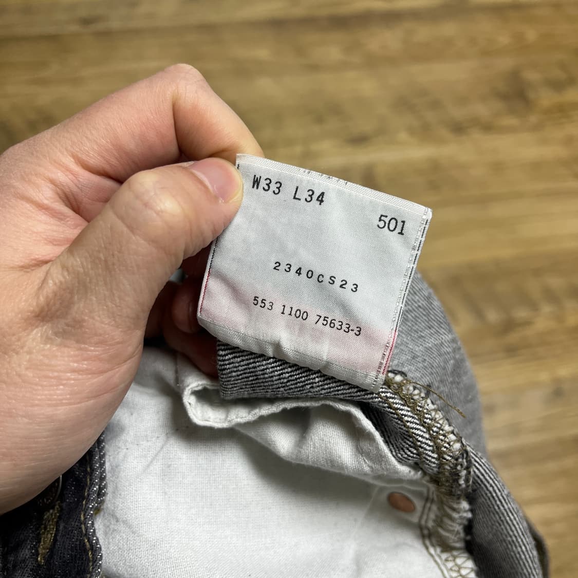 00s USA 리바이스501 원블랙 [33] 상품이미지7