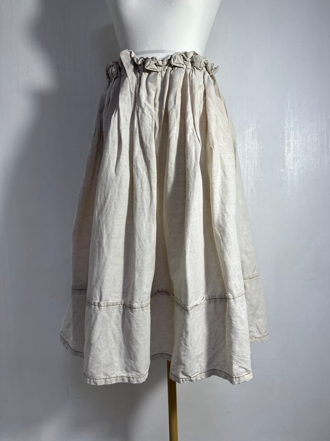 꼼데가르송 트리콧 린넨 플레어 스커트 상품이미지1